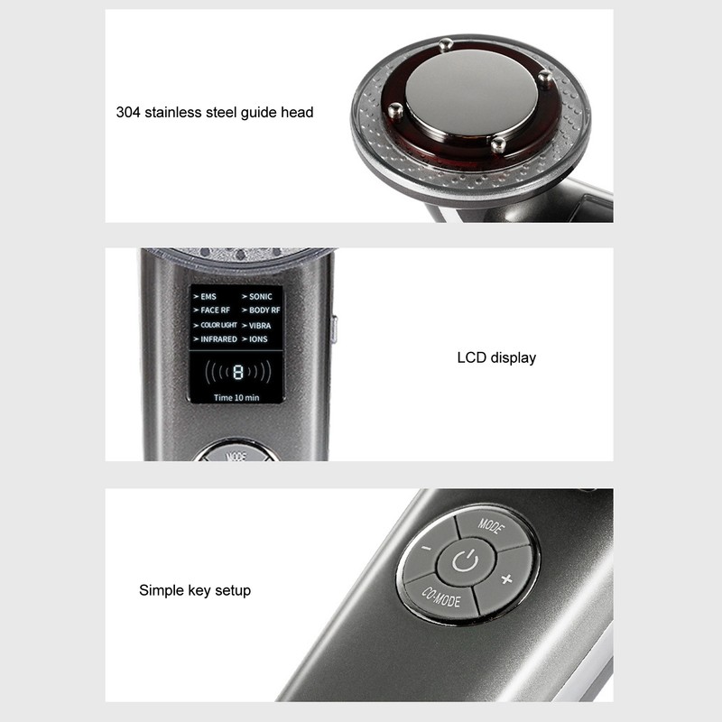 8 In 1 Facial Beauty Machine Photo Rejuvenation Micro Electric