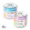 Ohmyba Kids Bubble Bath Salt Clay Bath Play Set (3 Colors) Soothing Sleeping Line, 6 Pieces, 150g / 오마이바 키즈 거품 입욕제 클레이 목욕놀이 세트 (3색)수딩 슬리핑 라인, 6개, 150g