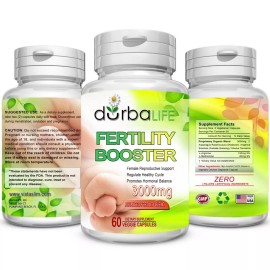 durbaLIFE Fertility Boost 60 Veggie Pills Female Reproductive Health Supplement
