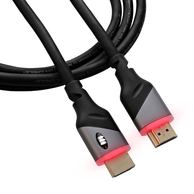 Monster High Speed 4K HDR HDMI Cable with Built-in Red