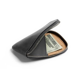 Bellroy Men's Leather Wallet and Card Case Card Pocket, Charcoalcobalt, Bellroy Card pocket wallet made of leather (max. 15 cards and banknotes)