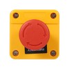 Atyhao Emergency Stop Push Button Switch Plastic Shell Red Shield