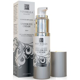 Under Eye Cream with Retinol, Peptides, Hyaluronic Acid & Aloe - Advanced Repair Formula for Puffiness, Bags, Dark Circles & Dry Under Eyes - Best Anti Wrinkle Eye Cream for Women & Men