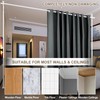 Room Divider, No Drilling Curtain Rod for Room Separation, 4-10ft