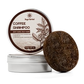 Champú De Café En Barra, Gel De Ducha Para Cabello Graso, 50 Ml. Fortalece El Cabello Y Revitaliza La Piel.                                           