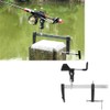 Fishing Rod Holder, Rod Mount, Ground Support, 360° Rotation, Up