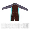 Kids Wetsuit 2.5mm Neoprene Long Sleeve Fullsuit Back Drawstring Warm
