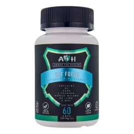 Suplemento Nutricional Melena de León Teanina 500mg Sin Sabor 60 Cáps Armor For Health                                                                