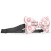KAWAMOUSE Adjustable Pre-tied bow tie for toddler Boys (Lips Prints