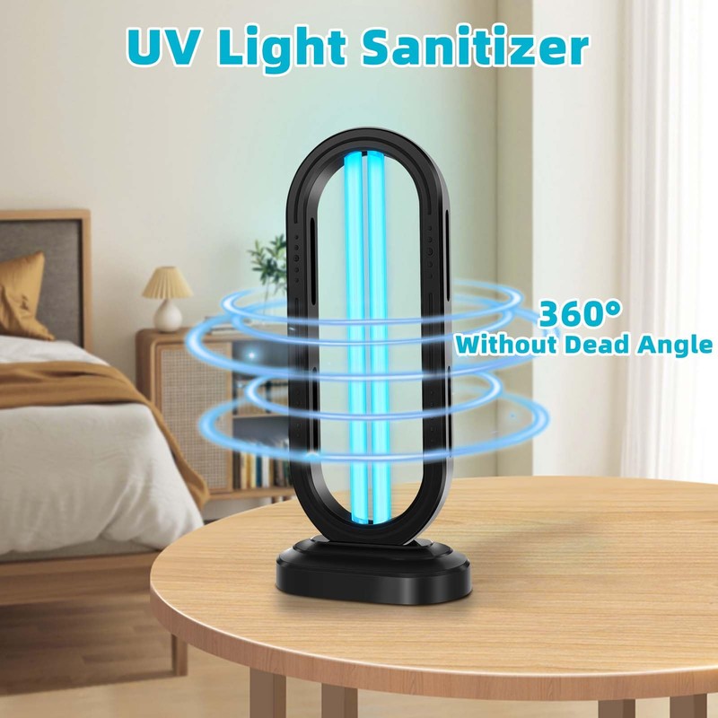 Feefir UV Light Sanitizer,4-Speed Timing and Remote Control UVC Home