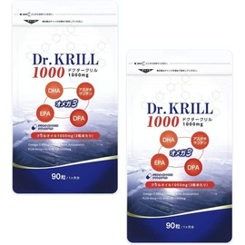 Dr. Krill Krill Oil 1000mg 90 Capsules (2) / 닥터 크릴 크릴 오일 1000mg 90캡슐 2개