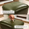 Cmishe Ottoman Leather Foot Rest with Thicker Foam Padded Seat,