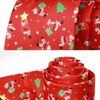 HISDERN Christmas Tie Men's Funny Christmas Tie with Pocket Square