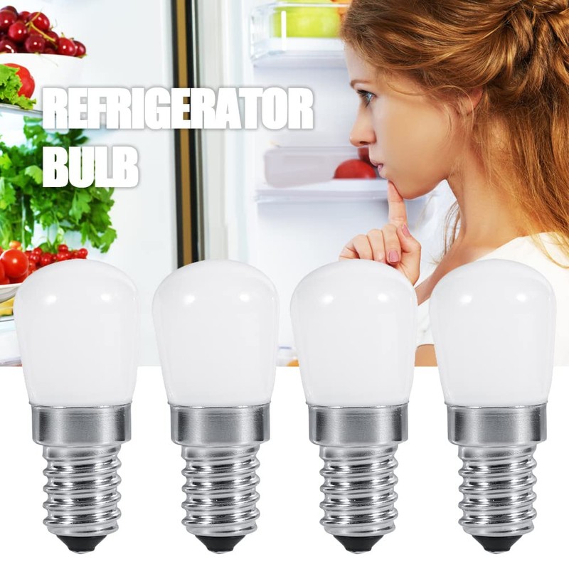 Zerodis LED Refrigerator Light Bulb E14 1.5W SMD 2835 Mini