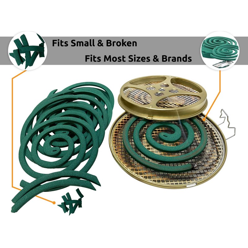 Portable Mosquito Coil Holder - Mosquito Coil & Incense Burner