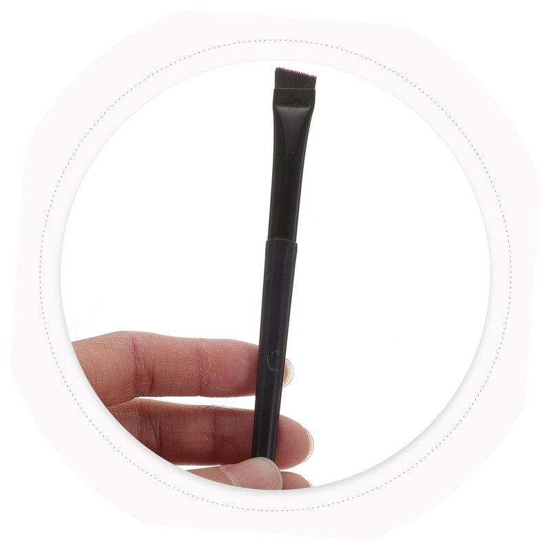 minkissy Realistic Eyebrow Brush Oblique Eyeliner Brush Flat Brush Dual-use