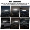 Gonice White 12 LED Cab Lights - 5PCS Smoked Roof