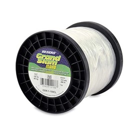 Hi-Seas Grand Slam Monofilament Line, 150 lb / 68.0 kg Test.051 in / 1.30 mm Dia, Clear, 315 yd / 288 m (GSM-1-150CL)