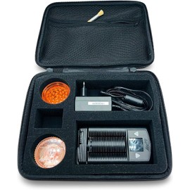 ZENXEAY SEWAS Vape Customs Hard Case for Vaporizer Mighty & Mighty+ and Various Accessories, Travel Case and Protective Carry Bag for Evaporators, black, travel bag