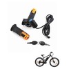 E Throttle 22mm Twist Throttle Accelerator with Switch LED Voltage