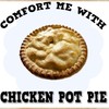 CafePress FIN Comfort Chicken Pot Pie Rustic Wood Ornament, 3"x3.25"