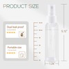 ZIZEMOJA 2OZ 3Pack Small Spray Bottle 60ml, Clear Plastic Mini