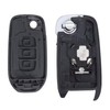 Heart Horse 3-Button Car Key Shell Remote Control Key Case