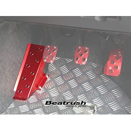 Beatrush Driver Footrest ※ Single Item Cannot Be Installed Red Toyota Yaris MXPA10, GR Yaris GXPA16 [S41018DRR]