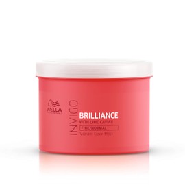 Wella Professionals Wella Professionals Invigo Brilliance Hair Mask for Fine/Normal Colored Hair| Conditioning Treatment| Color Vibrancy Mask| 16.9 Fl Oz