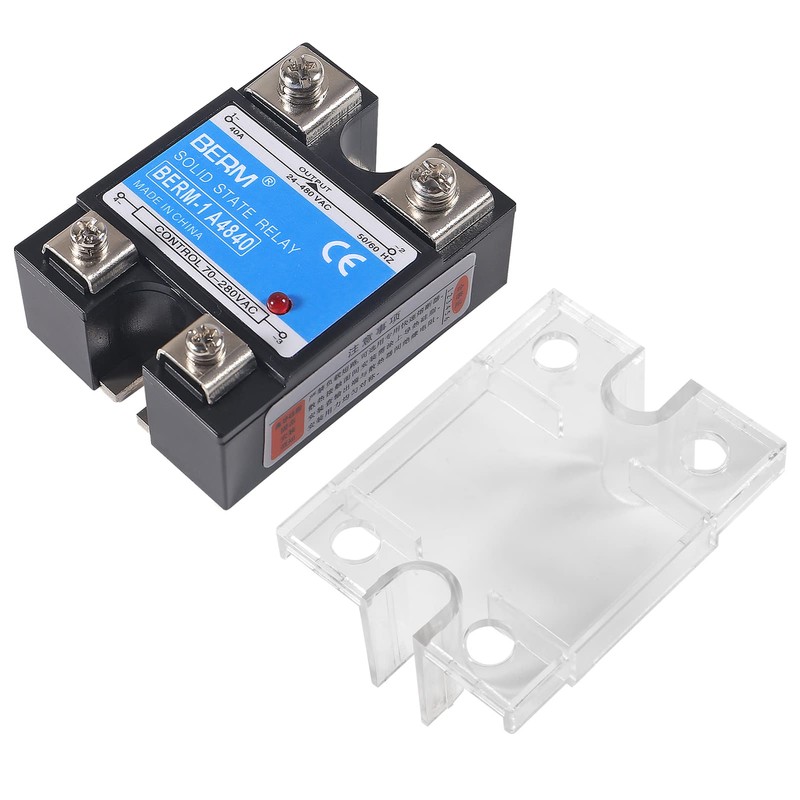 DWEII 2 PCS State Relay,Solid State Relay SSR-40AA AC to
