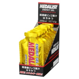 メダリスト エナジージェル （1箱 12袋入り） 超濃縮リンゴ果汁＆はちみつ味