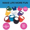 Fun Express - 50pc Visor Asst. - Apparel Accessories -