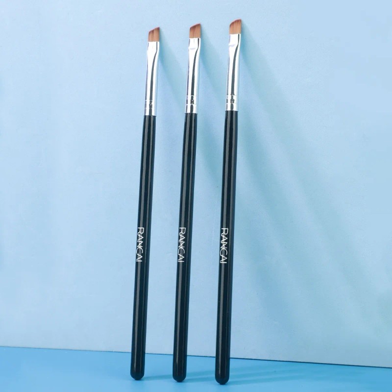 3 Pinceles Angulares Para Cejas, Herramienta De Maquillaje