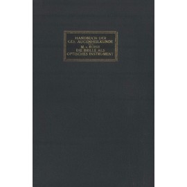 Die Brille als Optisches Instrument