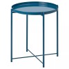 IKEA GLADOM Tray table with removable Top Steel Blue 17