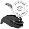 MaxMark Notary Seal Round Embosser for Alaska State - Includes