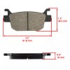 Caltric Front Brake Pads for Honda TRX500FM Fourtrax Foreman 4X4