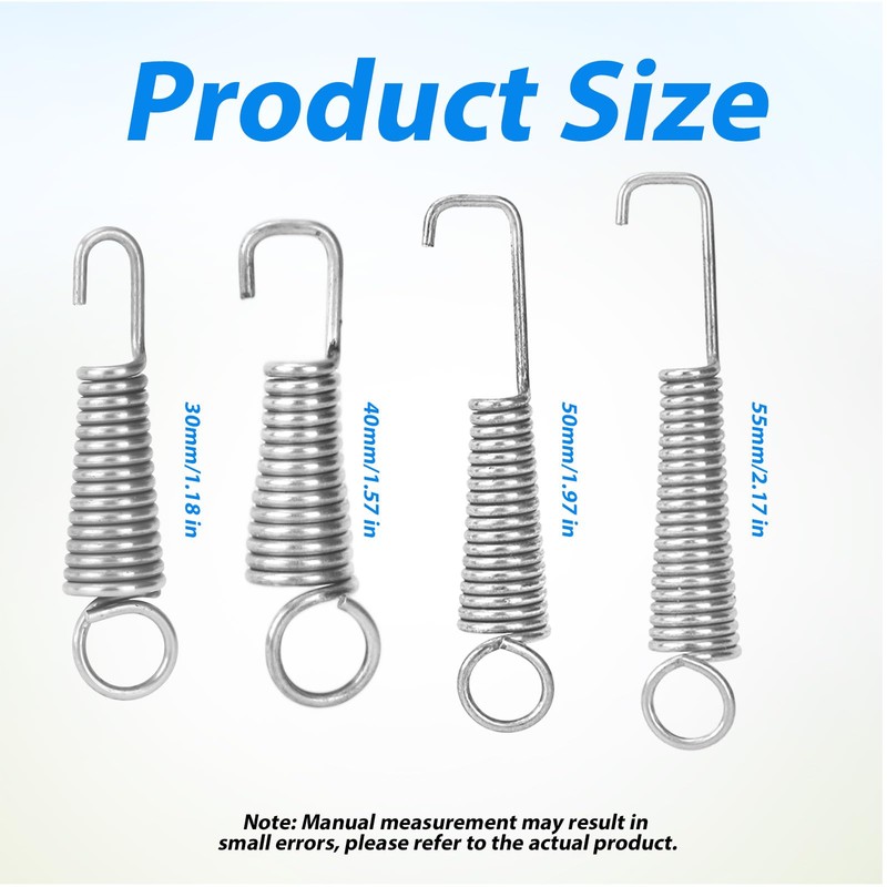 24pcs Vise Grip Spring Clamp, Carbon Steel Replacement Springs for