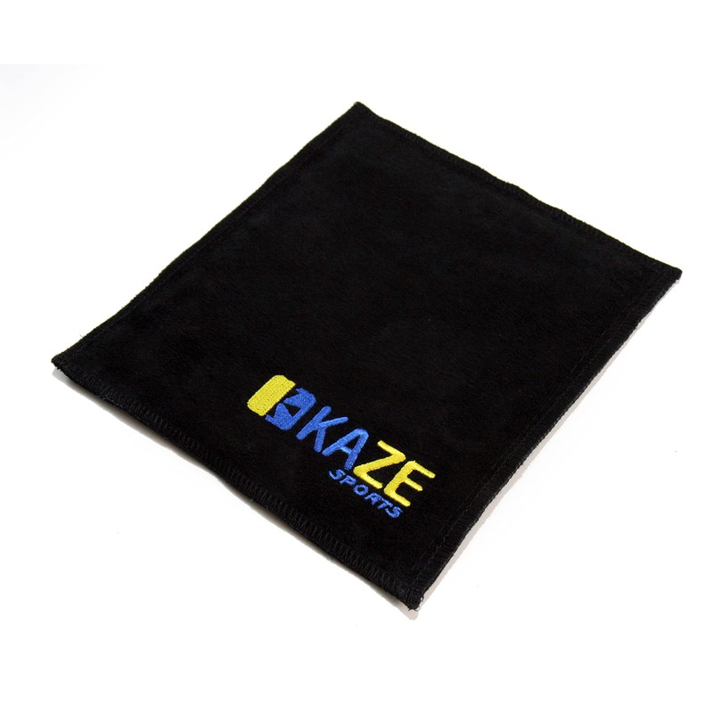 KAZE SPORTS Premium Leather Shammy Pad Bowling Ball Cleaning Towel