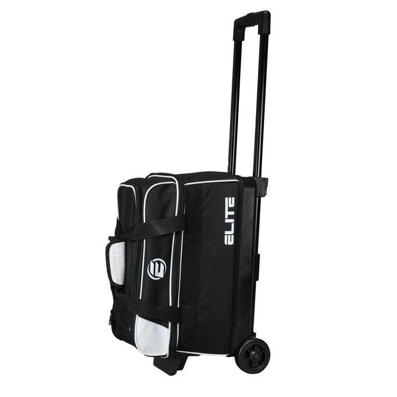 ELITE Basic Double Roller Bowling Ball Bag With Wheels |