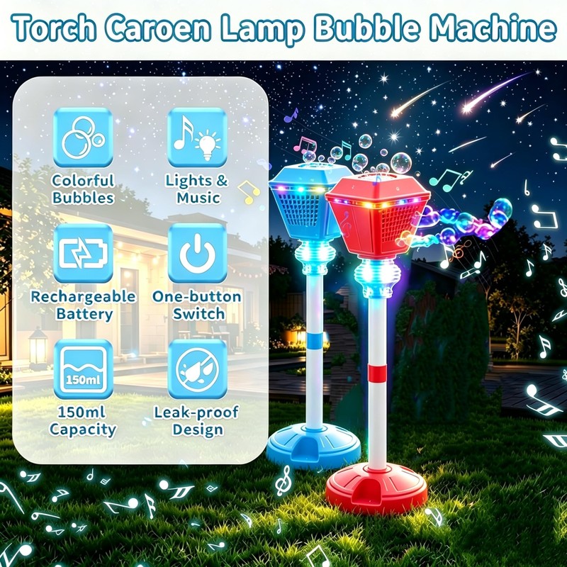 Bubble Machine for Kids Toddlers - 2026 Rechargeable Automatic Bubble