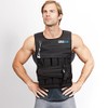 RUNmax 12lb-140lb Weighted Vest (Without Shoulder Pads, 40lb), Black