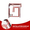 JeCar Gear Shift Panel Cover Interior Decoration Trim Compatible with