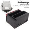 Hard Drive Docking Station USB2.0 Dual Bay 12TB Support OTB
