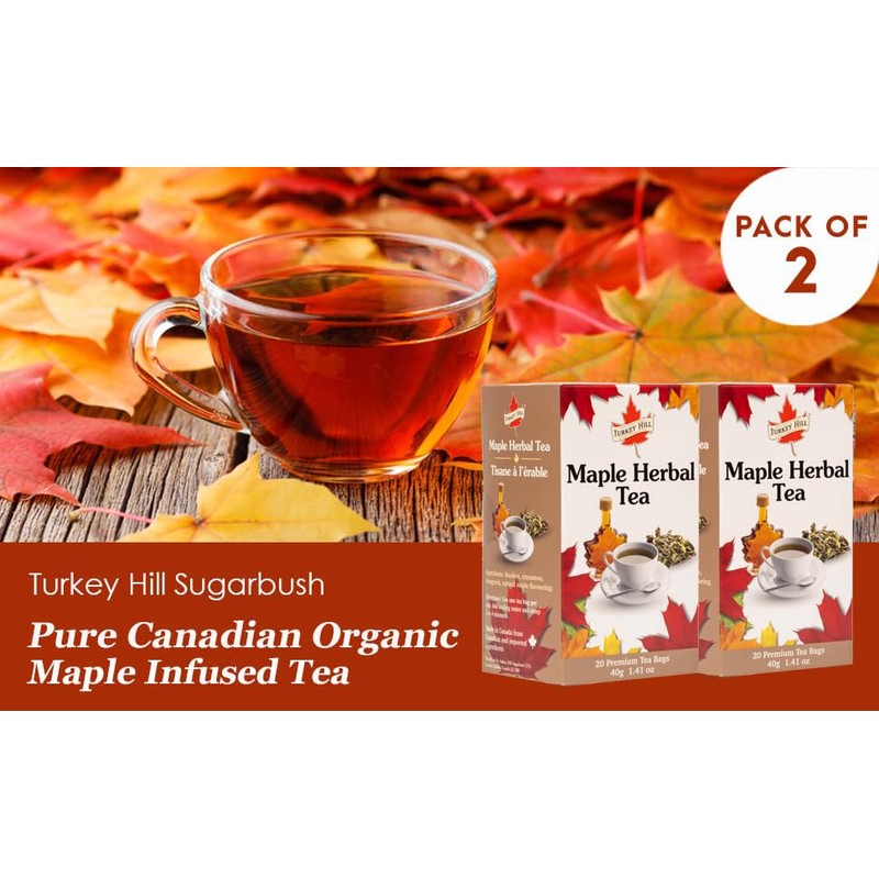 Turkey Hill Sugarbush Premium 100% Pure Canadian Maple Infused Herbal