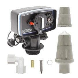 DUZFOREI Time Clock Control Valve with Fine Thread for Water Filter Softener Resin Tank 9"-11" Diameter 5600 Water Softener Timer