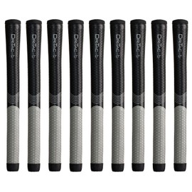 Winn Grips Dri-Tac LT serie Polymer Technology, 9 piezas de agarre de golf, tamaño mediano (+1/16 pulgadas)