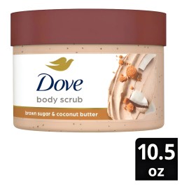 Dove Exfoliante Corporal de Azúcar con Aceite de Coco y Azúcar Morena, 298g