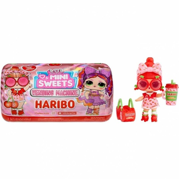 L.O.L. Surprise Loves Mini Sweets Series X Haribo - Vending Machine Packaging - Includes 7 Surprises, Accessories and Candy-Themed Doll - Collectable Dolls Suitable for Kids Ages 4+