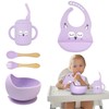 ZYLOSTORE baby feeding set, baby eating set, silicone feeding set